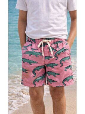 Chubbies Swim Trunks Youth Size Large Alligator Beach Vacation Cruise Lined